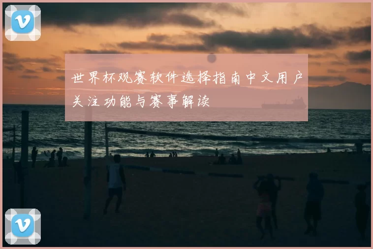 世界杯观赛软件选择指南中文用户关注功能与赛事解读
