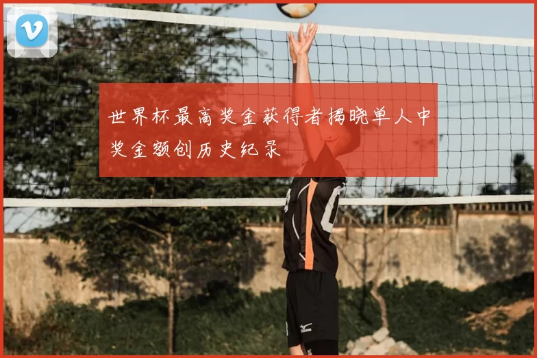 世界杯最高奖金获得者揭晓单人中奖金额创历史纪录